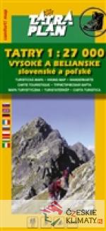 Tatry 1:27 000 Vysoké a Belianske