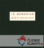 In memoriam Marie Váchalové - książka