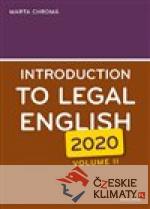 Introduction to Legal English Volume II. - książka