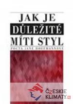 Jak je důležité míti styl - książka