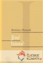 Jiné básně - książka