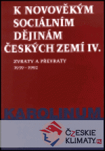 K novověkým sociálním dějinám českých zemí IV. - książka