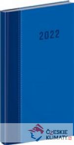 Kapesní diář Cambio Classic 2022, modrý, 9 x 15,5 cm - książka