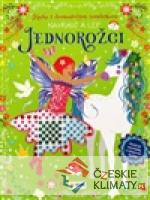 Kniha s diamantovými samolepkami - JEDNOROŽCI - Navrhuj a Lep - książka