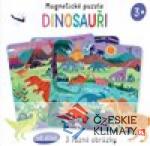 Magnetické puzzle - Dinosauři - książka