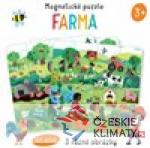 Magnetické puzzle - Farma - książka