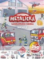 Metalická samolepková knížka Hasiči - książka
