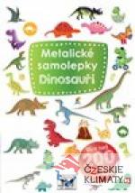 Metalické samolepky - Dinosauři - audiobook - książka