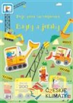 Moje první samolepkování - Bagry a jeřáby - audiobook - książka