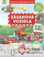 Můj první samolepkový sešit - Zásahová vozidla - książka