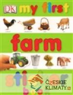 My First Farm Sticker Book - książka