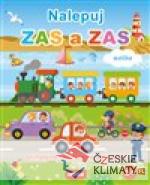 Nalepuj ZAS a ZAS - Autíčka - snímatelné - książka
