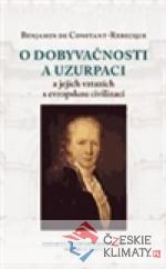 O dobyvačnosti a uzurpaci a jejich vztazích s evropskou civilizací - książka