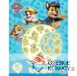 Omalovánky se svítícím tetováním Tlapková patrola - książka