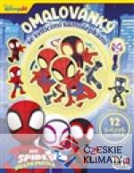 Omalovánky se svítícími samolepkami Spidey - książka