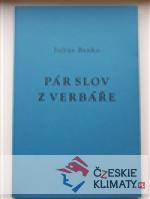 Pár slov z verbáře - książka