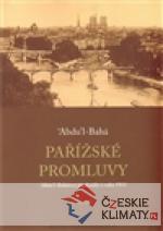 Pařížské promluvy - książka