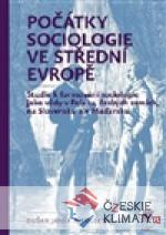 Počátky sociologie ve střední Evropě - książka