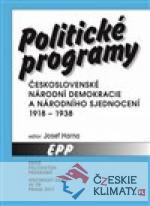 Politické programy Československé národní demokracie a Národního sjednocení 1918-1938 - książka