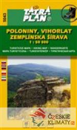 Poloniny, Vihorlat, Zemplínska šírava 1:50 000 - książka