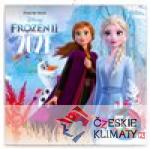 Poznámkový kalendář Frozen – Ledové království II 2021, s 50 samolepkami, 30 × 30 cm - audiobook - książka