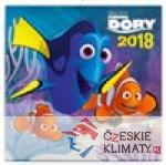 Poznámkový kalendář Hledá se Dory 2018 - s pexesem - książka