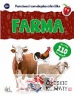 Poznávací samolepková knížka Farma - książka