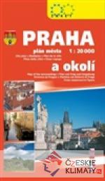 Praha plán města 1 : 20 000 a okolí /2026/ - książka