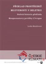 Překlad prostředků mluvenosti v beletrii - książka