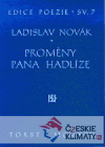 Proměny pana Hadlíze - książka