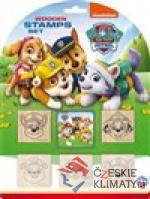Razítka - Tlapková patrola - Wooden Stamps Set - audiobook - książka