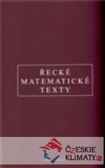 Řecké matematické texty - książka