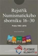 Rejstřík Numismatického sborníku 16 – 30 - książka