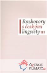 Rozhovory s českými lingvisty III - książka