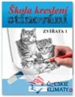Škola kreslení – stínování – zvířata 1 - książka