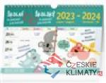 Školní plánovací kalendář s háčkem 2024 - książka