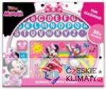 Školní set s razítky - Minnie - książka