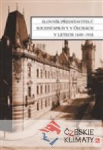 Slovník představitelů soudní správy v Čechách v letech 1849-1918 - książka