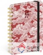 Spirálový 18měsíční diář Petito - Mraky 2026/2027 - książka