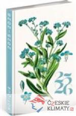 Spirálový 18měsíční diář Petito Herbář 2025/2026 - książka