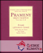 Staré letopisy české - książka