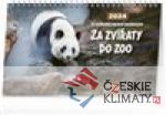 Stolní kalendář Za zvířaty do zoo - Miroslav Bobek 2024 - książka