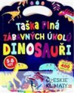 Taška plná zábavných úkolů - dinosauři - 400 samolepek - książka