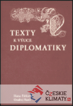 Texty k výuce diplomatiky - książka