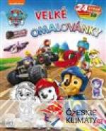 Tlapková patrola - Velké omalovánky - książka