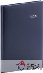 Týdenní diář Balacron 2025, tmavě modrý - audiobook - książka