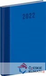 Týdenní diář Cambio Classic 2022, modrý, 15 x 21 cm - audiobook - książka