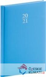 Týdenní diář Capys 2021, světle modrý, 15 × 21 cm - książka