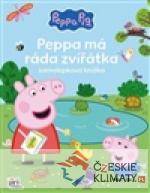 Velká samolepková knížka Peppa má ráda zvířátka - książka