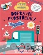 Velké samolepky - Dopravní prostředky - książka